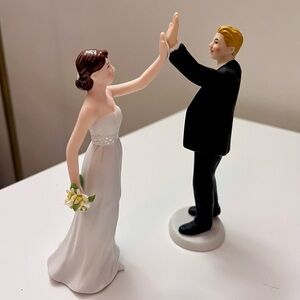 Bride and Groom Cake Topper